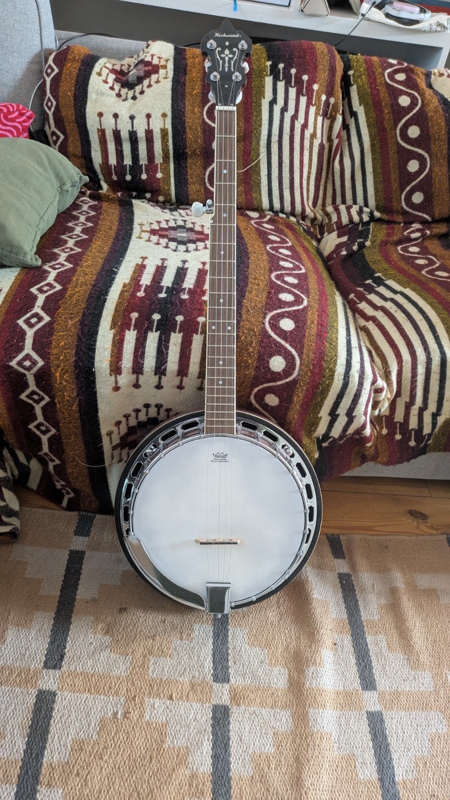 Boston 5-snarige banjo met hoes, Ophalen of Verzenden