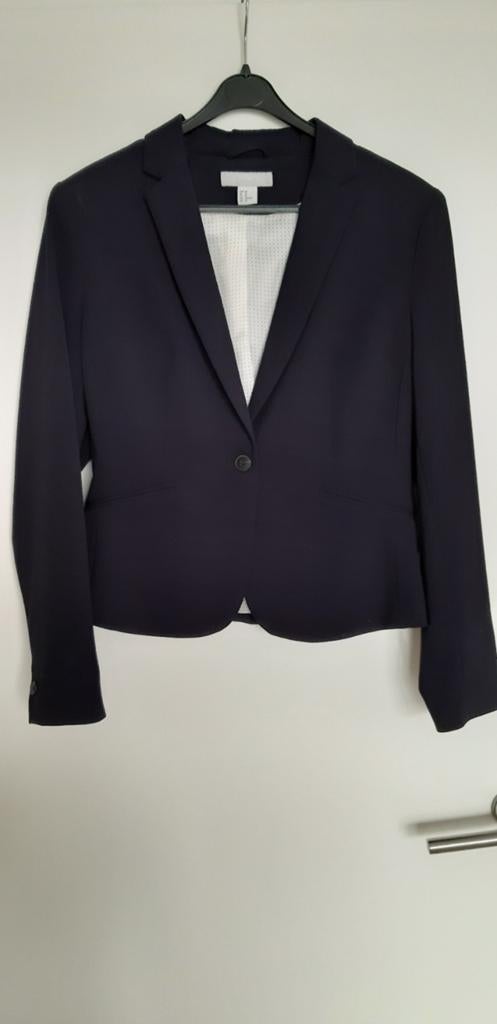 H&M Blauwe Blazer Maat 40, H&M, Blauw, Ophalen of Verzenden, Jasje