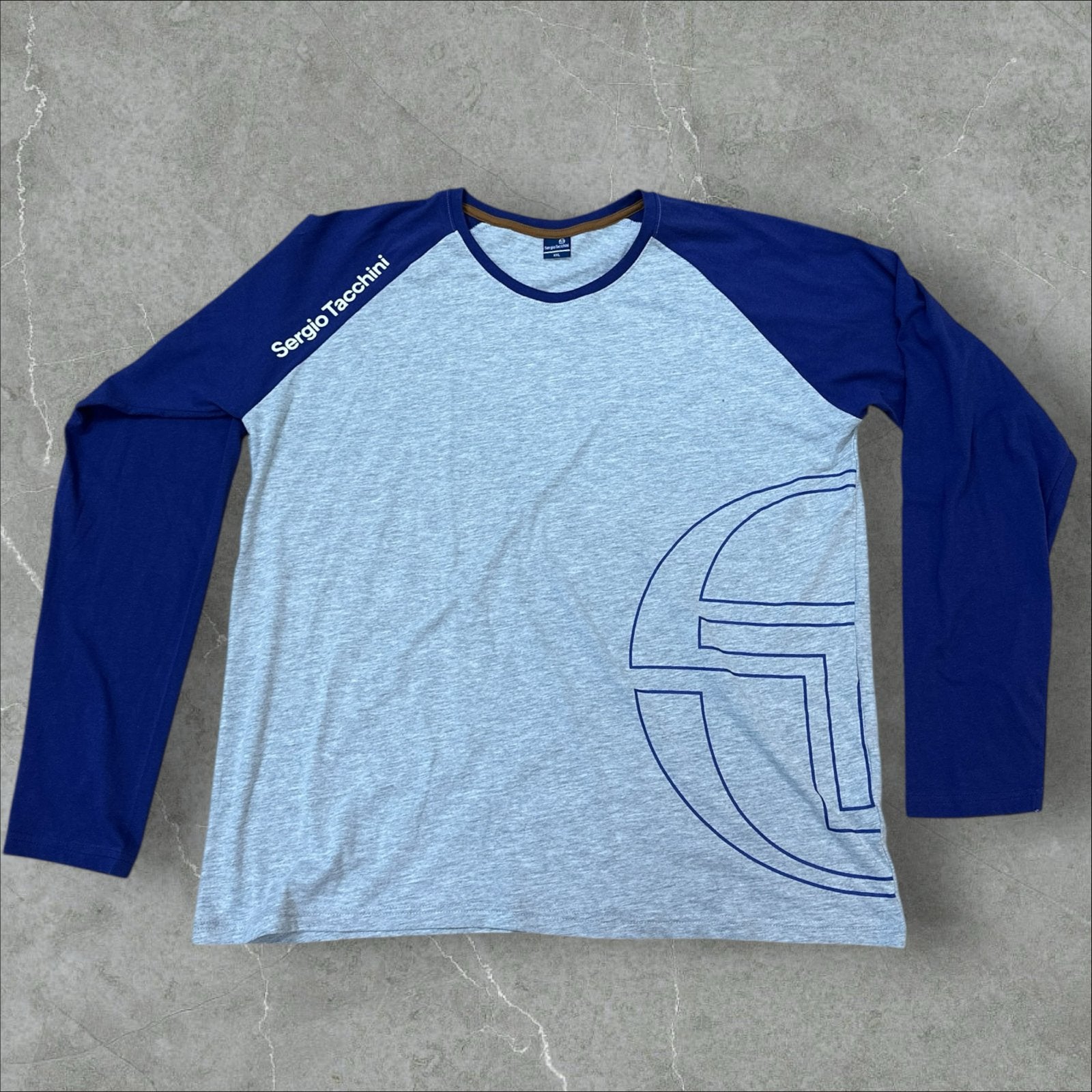 Sergio Tacchini T-shirt lange mouwen XXL, Ophalen of Verzenden, Zo goed als nieuw, Overige maten, Grijs