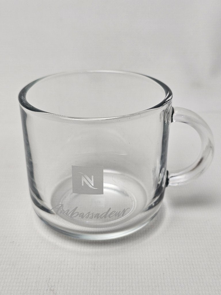 # Nespresso Ambassadeur glas, Huis en Inrichting, Keuken | Servies, Glas of Glazen, Gebruikt, Ophalen of Verzenden, Glas