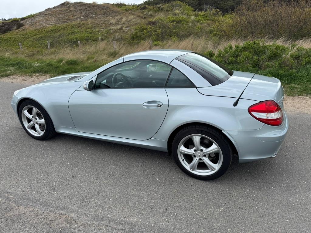 Mercedes-Benz SLK 3.5 Slk350 Roadster AUT 2005 Grijs, Auto's, Achterwielaandrijving, Cabriolet, Blauw, Euro 4