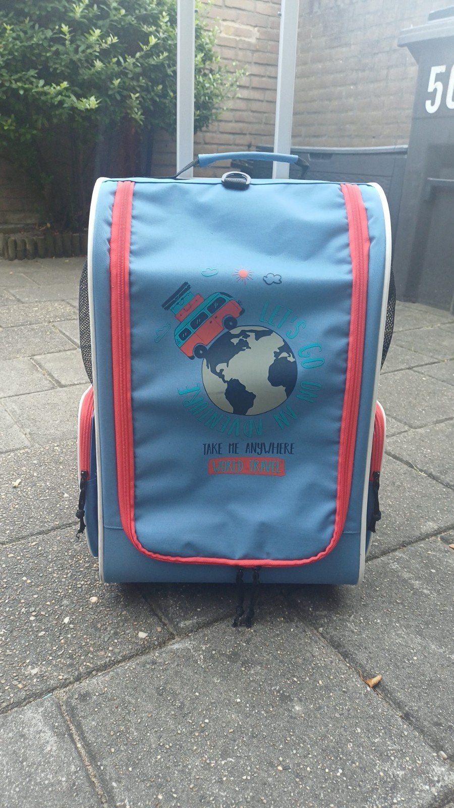 Kinder trolly koffer met vakken, Hard kunststof, Nieuw, Minder dan 50 cm, Ophalen of Verzenden