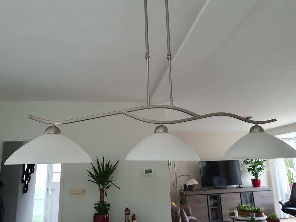 Moderne RVS Hanglamp, Ophalen