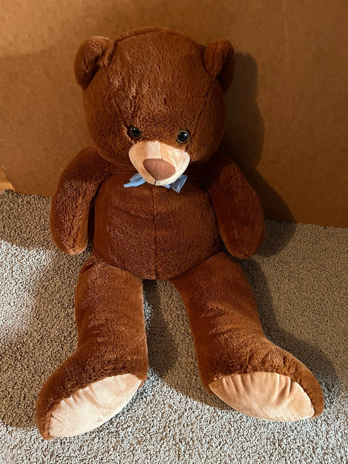 Grote bruine teddybeer - Zo goed als nieuw, Kinderen en Baby's, Overige merken, Overige karakters, Beer, Ophalen of Verzenden