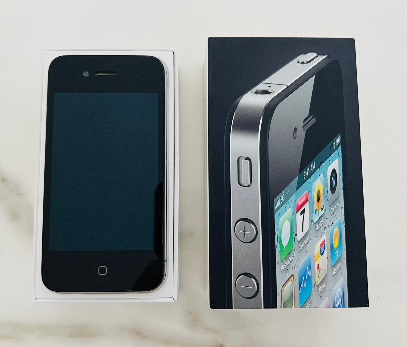 IPHONE 4 in originele verpakking, Telecommunicatie, Gebruikt, 16 GB, Verzenden, Zwart
