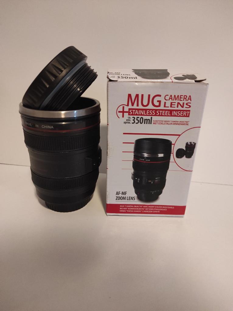 Cameralens Mok Nieuw 350 ml, Ophalen of Verzenden, Nieuw