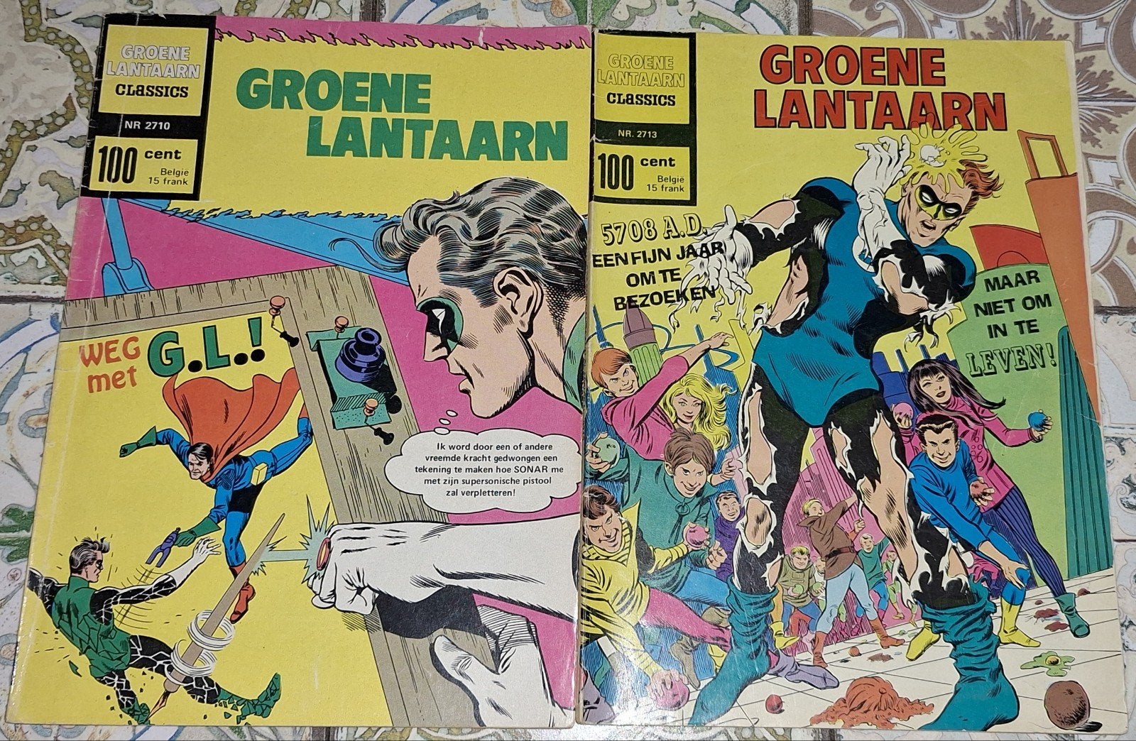 Groene Lantaarn Classics 2710 en 2713, Verzenden