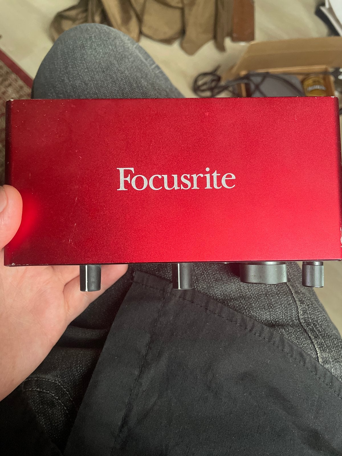 Focusrite Scarlett 2i2 LET OP: USB INGANG STUK, Ophalen of Verzenden, Gebruikt
