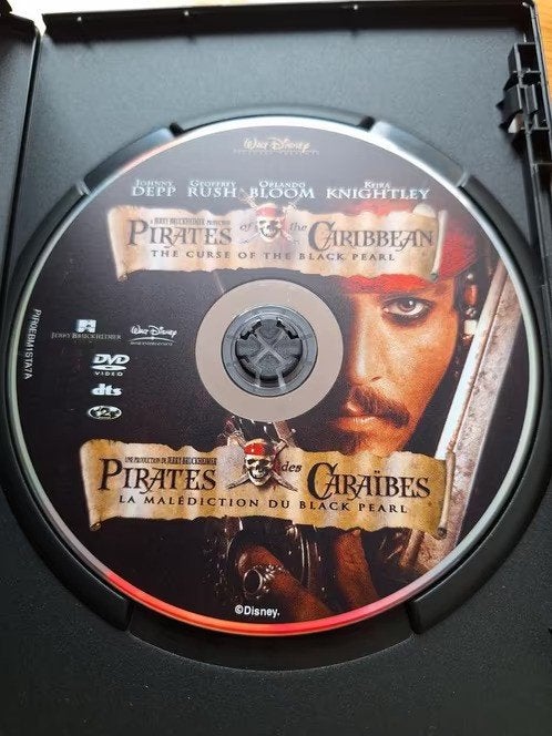 Dvd pirates of the caribean, the curse of the black pearl h3, Vanaf 12 jaar, Ophalen of Verzenden, Zo goed als nieuw