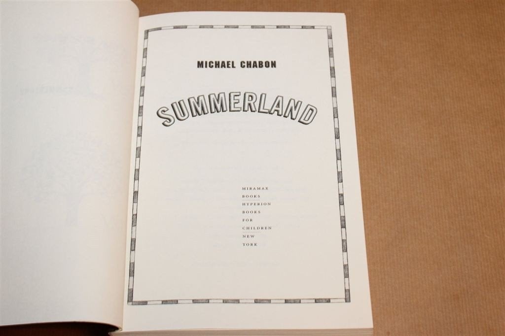 Summerland — Michael Chabon, Fantasy over Baseball 2002, Ophalen of Verzenden, Zo goed als nieuw