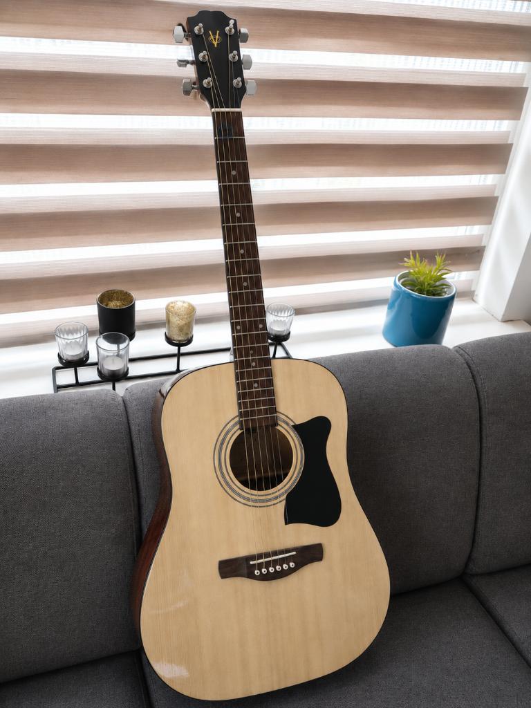 Ibanez V50NJP Gitaar + Tas + Capo + Tuner + Plectrums, Muziek en Instrumenten, Snaarinstrumenten | Gitaren | Akoestisch, Ophalen of Verzenden