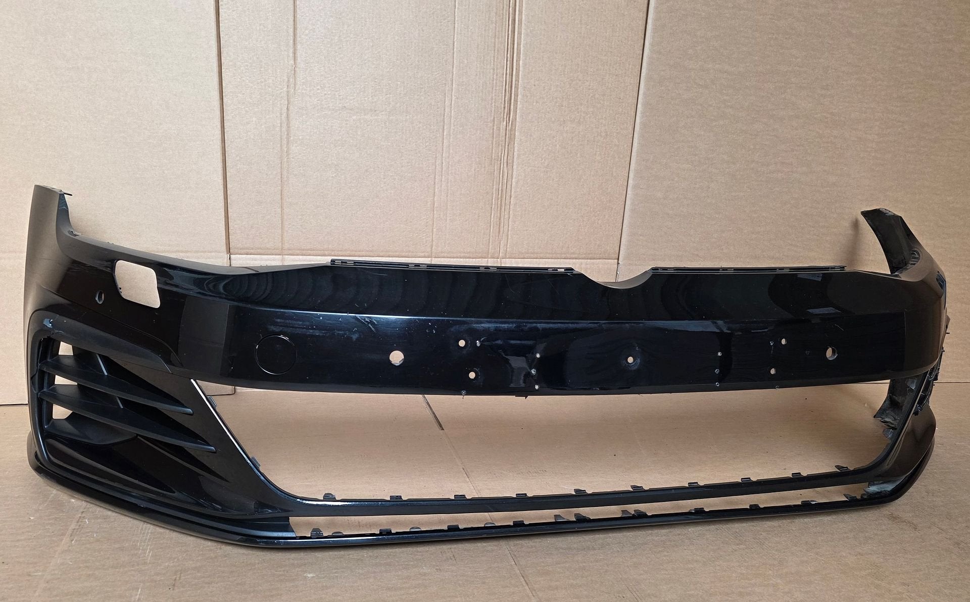 Voorbumper Volkswagen Golf 7 VII 7.5 6xPDC KLS GTI GTD VW, Gebruikt, -, Voor, Ophalen of Verzenden