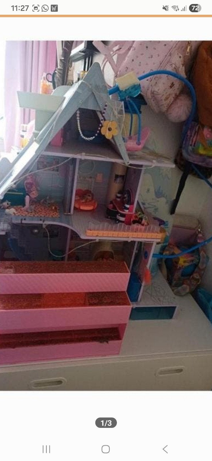 L.O.L. Surprise! OMG Winter Cottage Poppenhuis, Ophalen of Verzenden, Zo goed als nieuw, Poppenhuis