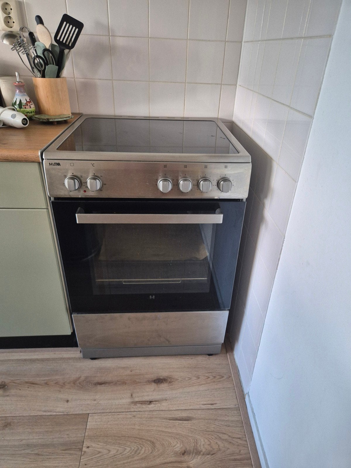 ETNA FIV560RVS Oven en Fornuis, Witgoed en Apparatuur, Ophalen, Gebruikt, 60 cm of meer, 4 kookzones