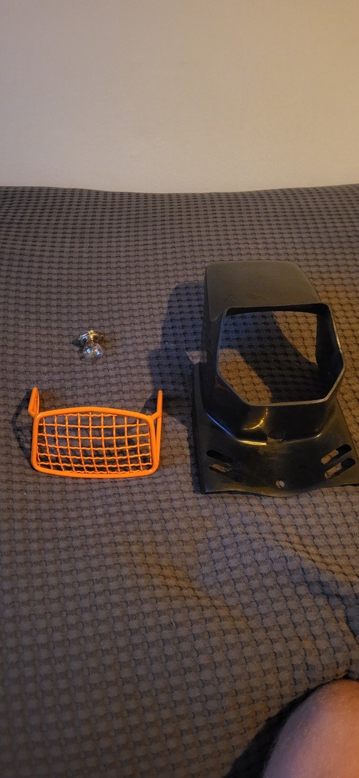 Zwarte en oranje plastic citta onderdelen met gloeilamp, Ophalen of Verzenden, Gebruikt