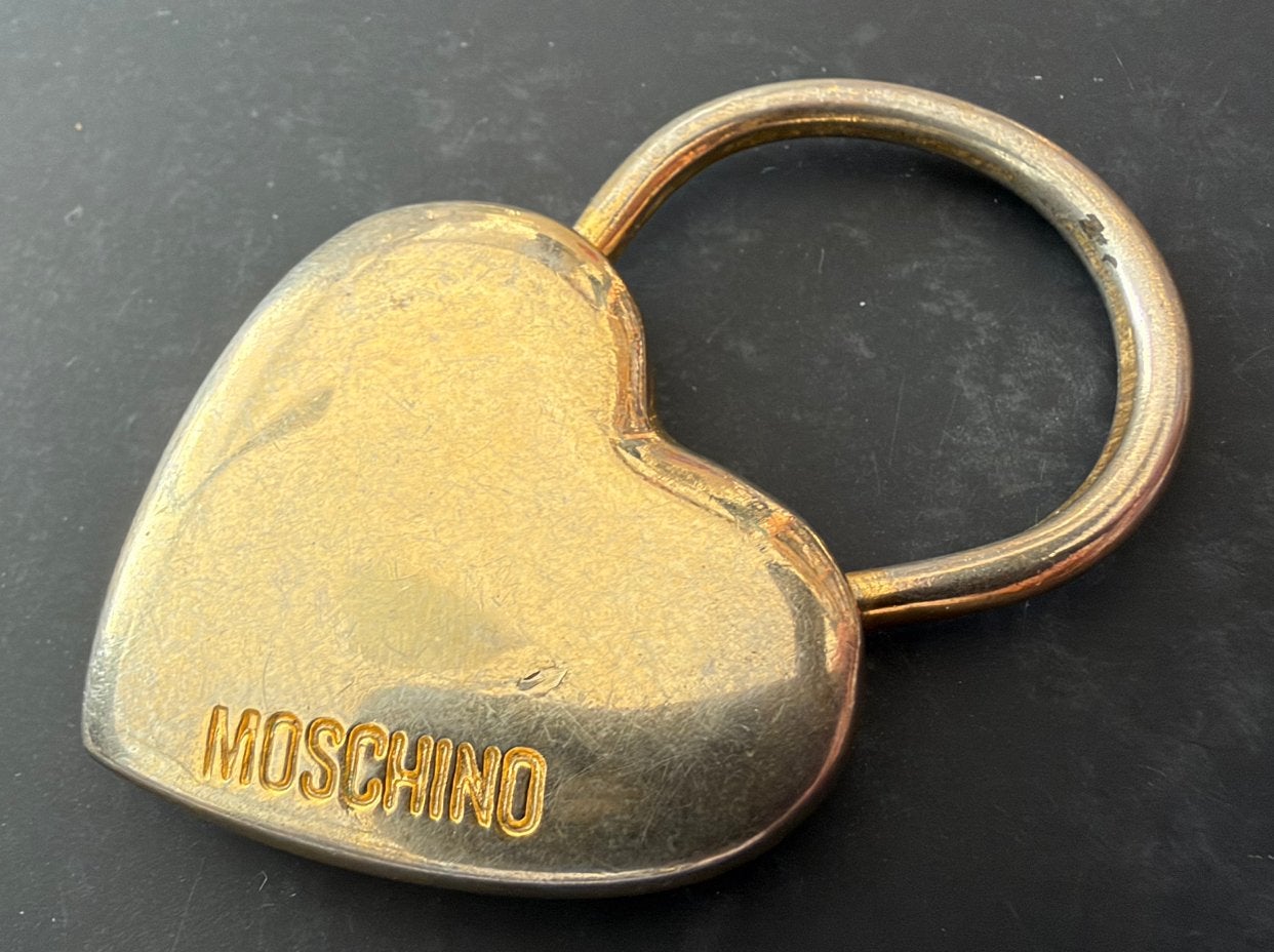 Vintage Moschino sleutelhanger - tashanger, Verzenden, Gebruikt, Merk