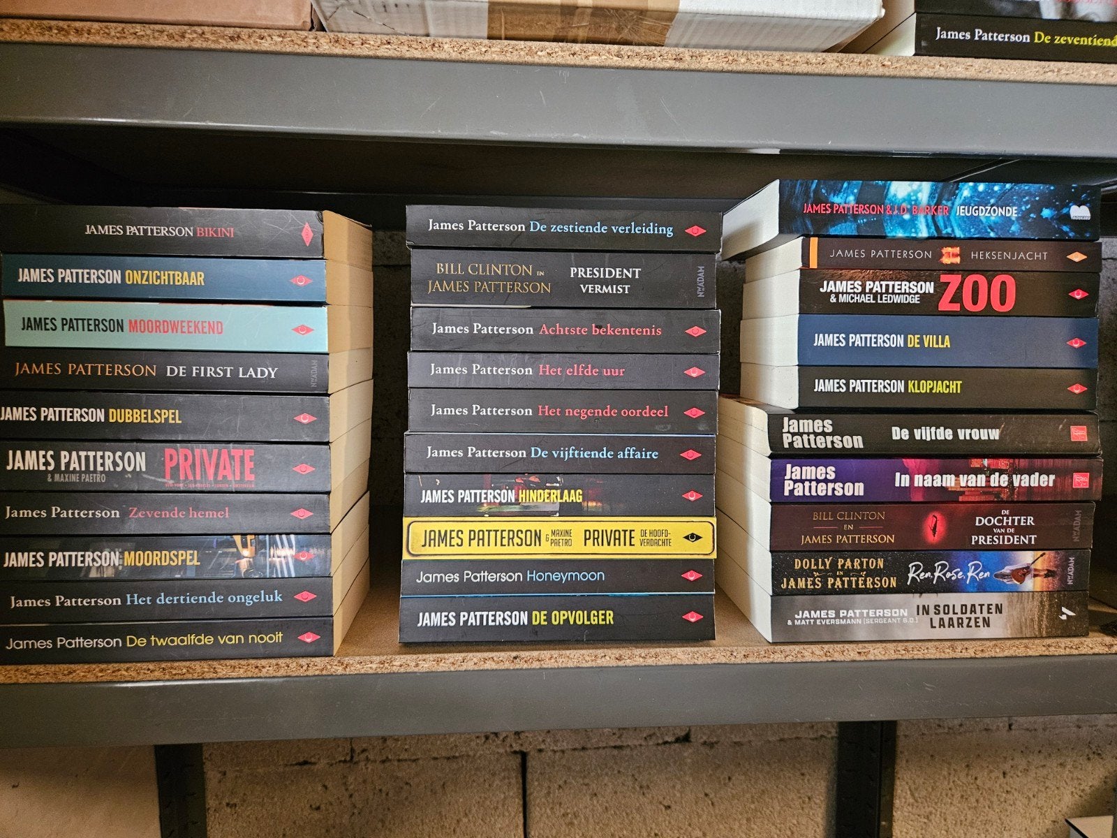 Collectie James Patterson thrillers - Zo goed als nieuw, Ophalen, Zo goed als nieuw, James Patterson