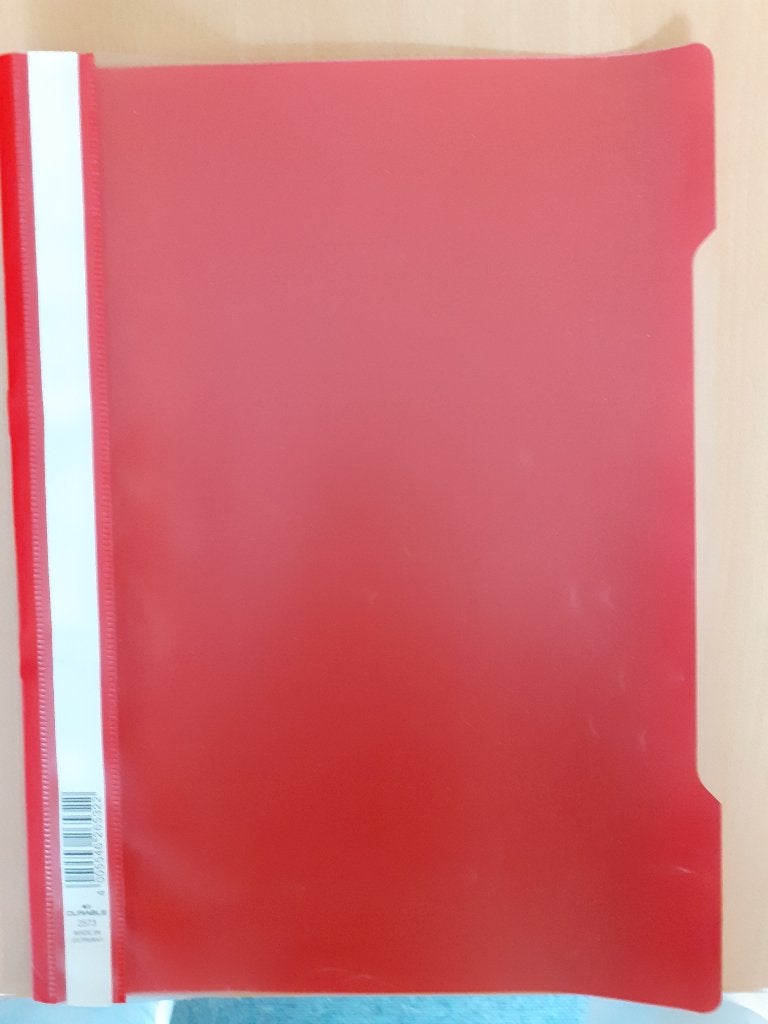 Snelhechtmapjes rood, Gebruikt, -, -, Durable