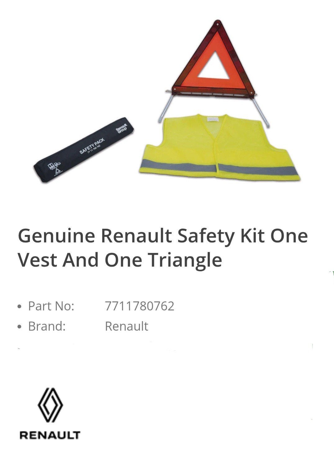 Te koop: nieuw en origineel Renault safety pack., Ophalen of Verzenden, Nieuw