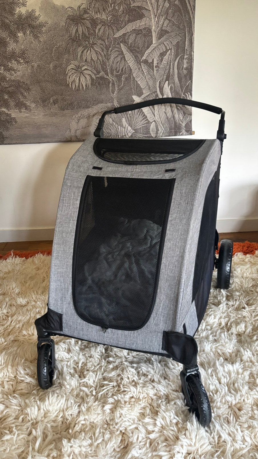 Ruime en stevige honden/kattenwagen - tot 60 kg, Dieren en Toebehoren, Ophalen of Verzenden, Zo goed als nieuw
