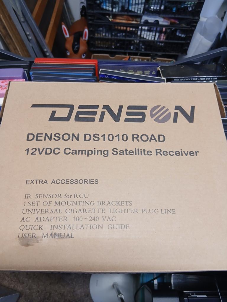 Denson DS1010 ROAD 12VDC Camping Satellietontvanger, Ophalen of Verzenden, Gebruikt, Decoder