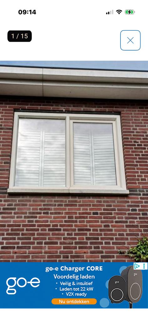 Kunststof raamkozijn draaikiep 1,88 bij 1,46 m, Ophalen