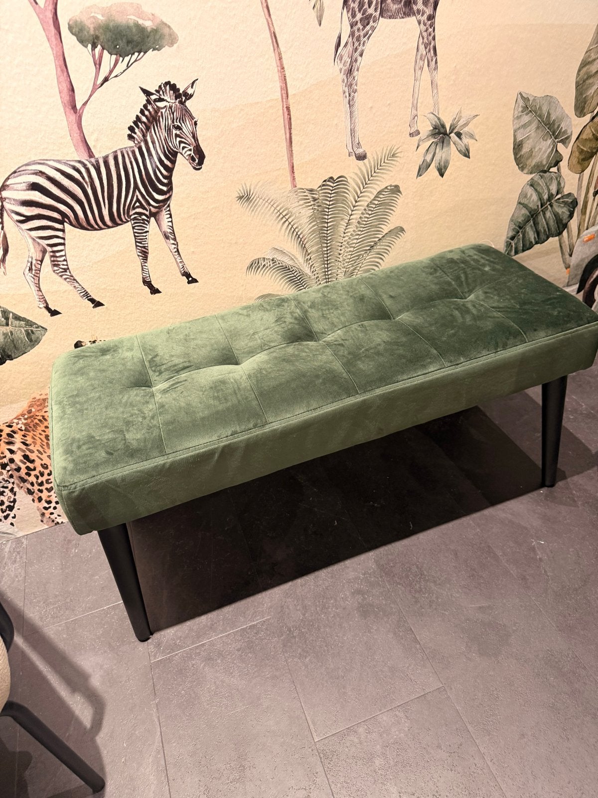 Kidsmill Liva Bankje Forest Green, Ophalen, Minder dan 75 cm, Tweepersoons, Zo goed als nieuw