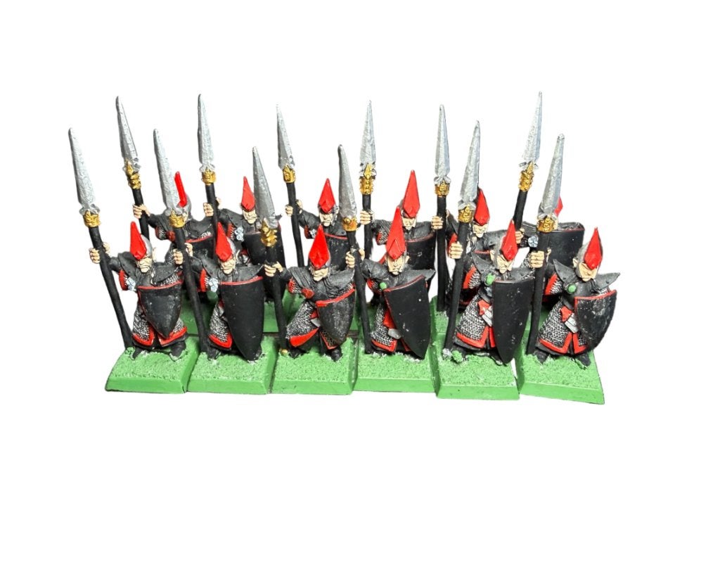 Warhammer Fantasy Old World Dark Elves Spearmen Monpose, ., Warhammer, Ophalen of Verzenden, Zo goed als nieuw