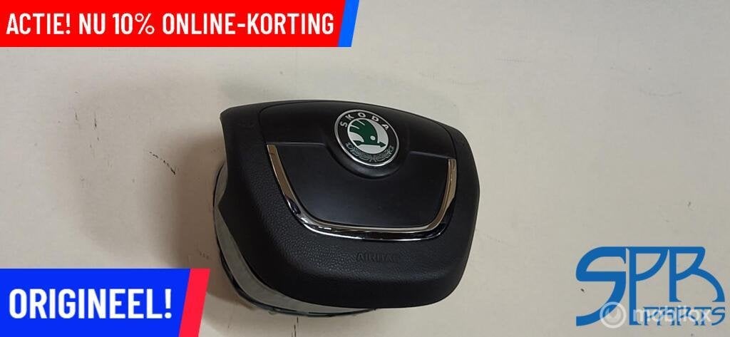 Stuurairbag SKODA OCTAVIA 1Z AIRBAG 1Z0880201AH FABIA SUPERB, Auto-onderdelen, Gebruikt, Ophalen of Verzenden, Skoda, Skoda