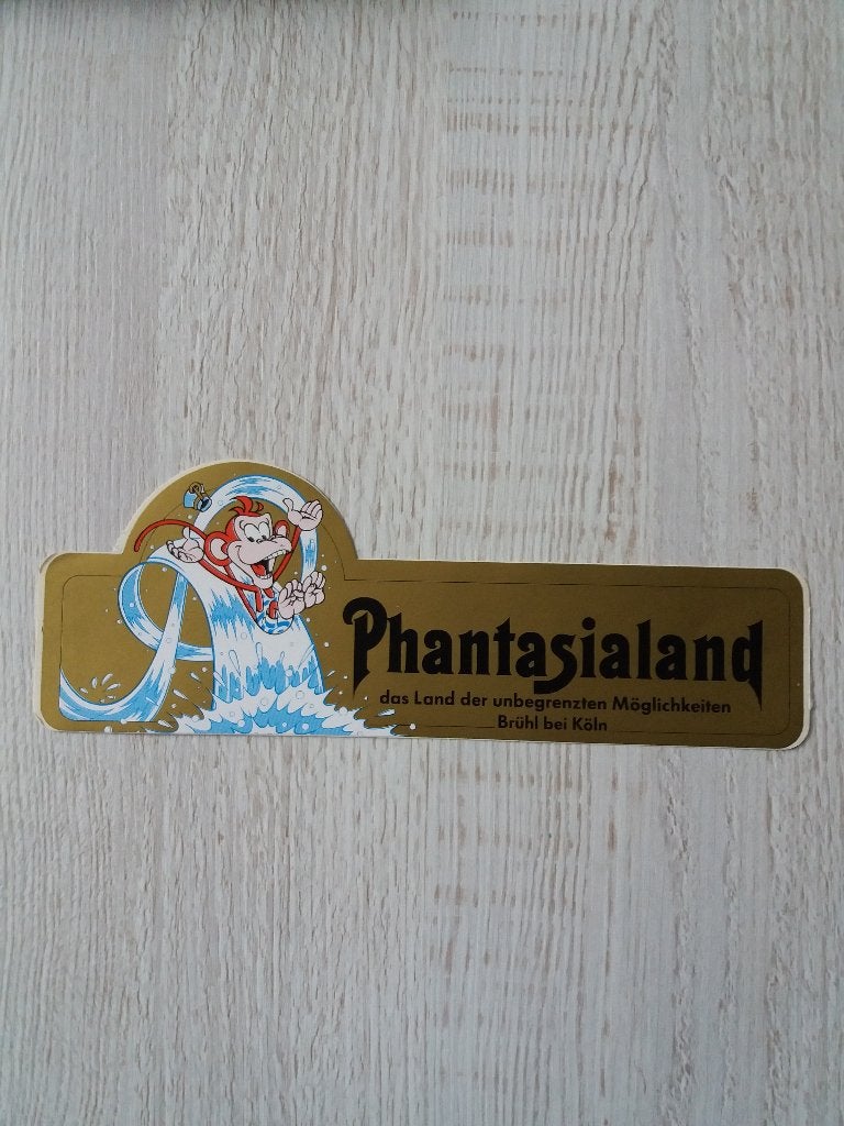 sticker Phantasialand, Ophalen of Verzenden, Zo goed als nieuw, Bedrijf of Vereniging