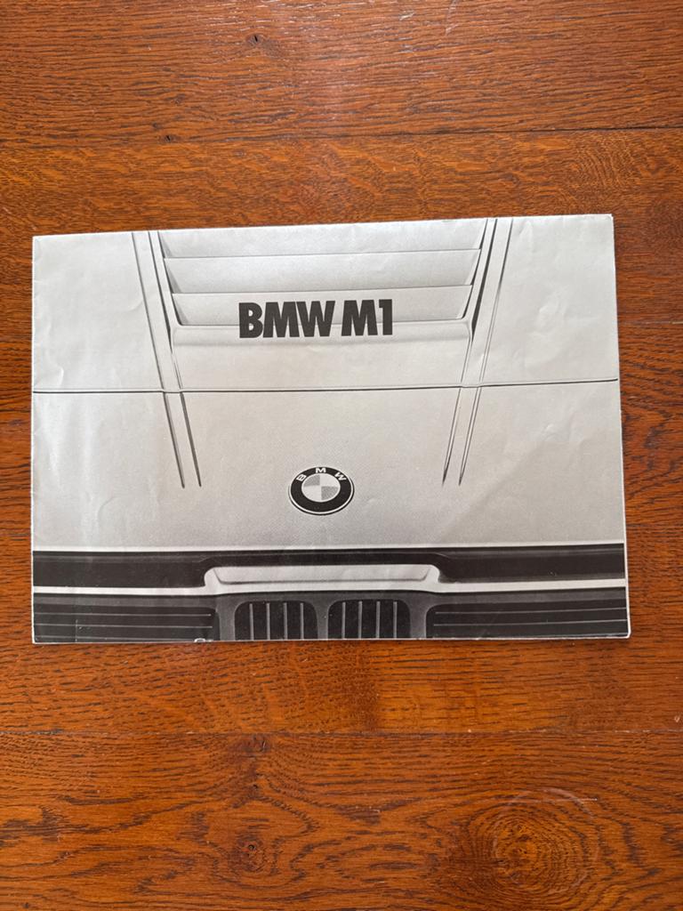Originele BMW M1 brochure / folder, Boeken, Ophalen of Verzenden, Zo goed als nieuw, BMW