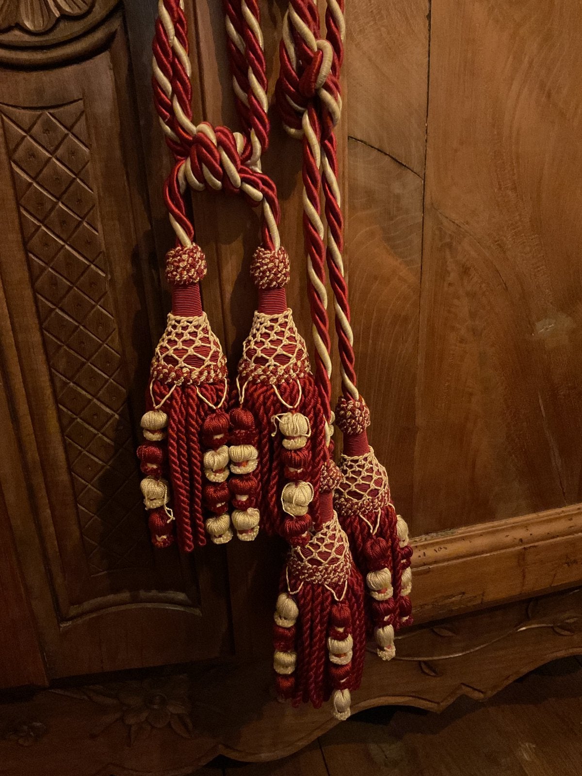 Embrasse 4 klossen. Uit Frankrijk. Samen 19, Ophalen of Verzenden, Gebruikt, Rood