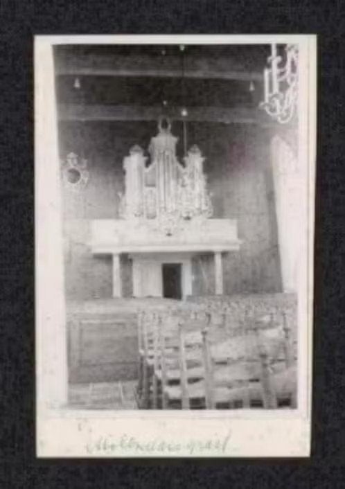 Foto Molenaarsgraaf Kerk Interieur Orgel., Foto, Ophalen of Verzenden, Zo goed als nieuw, 1940 tot 1960