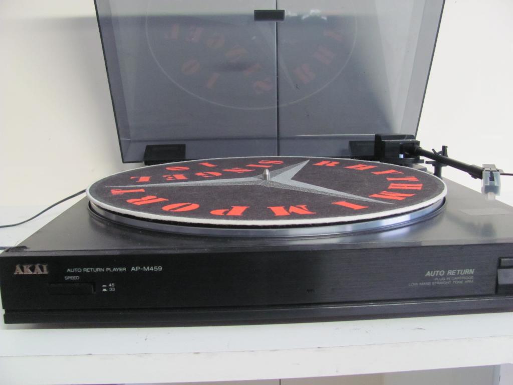 Akai platenspeler AP-M459 12v met goede naald, Audio, Tv en Foto, Platenspelers, Automatisch, Ophalen of Verzenden, Niet werkend