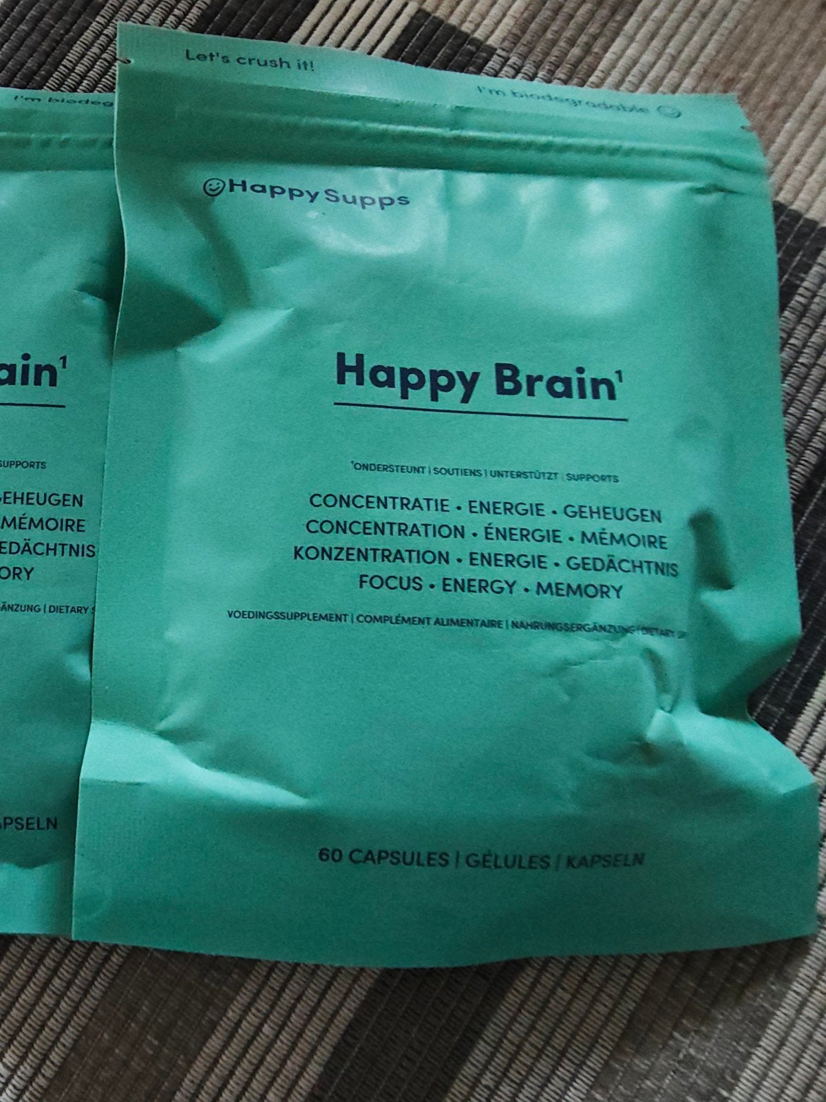 Happy Supps Happy Brain - Focus, Energie, Geheugen, Ophalen of Verzenden, Nieuw, Overige typen