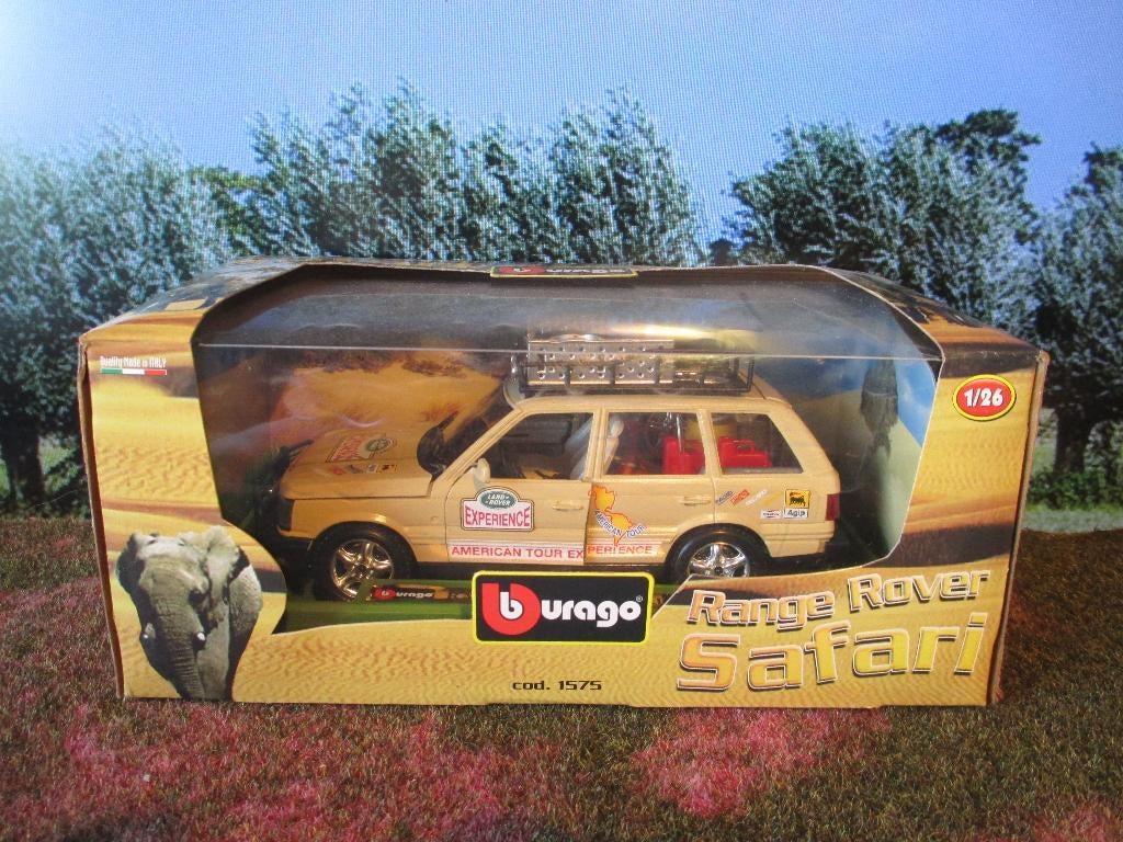 1/26 2001 Range Rover Safari - Bburago Mint Boxed, Ophalen of Verzenden, Nieuw, Maisto
