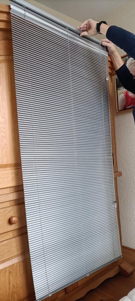 6 x diverse maten Luxaflex zilver grijs, Ophalen, Grijs, 50 tot 100 cm