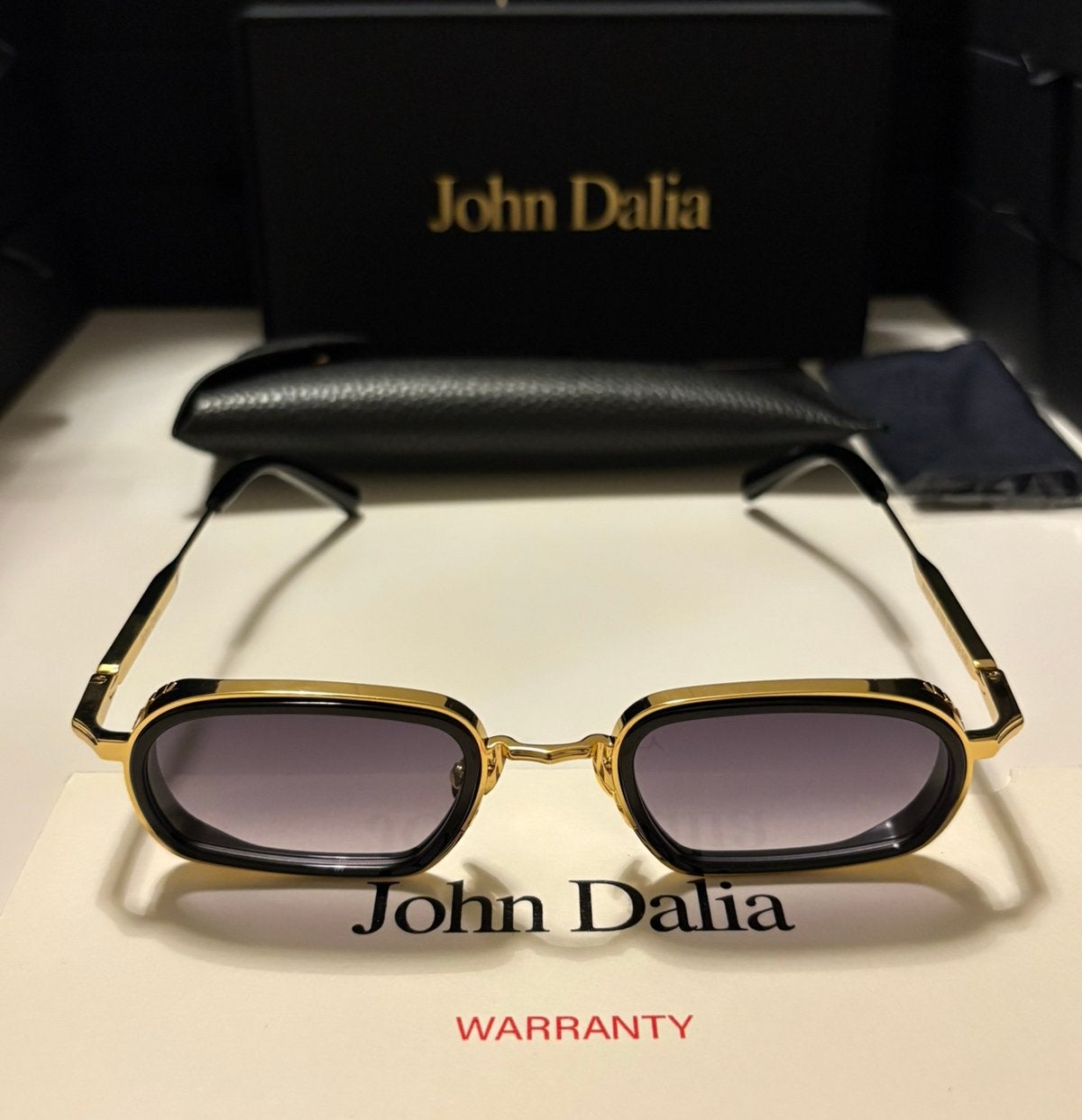 John Dalia - Martin C100 Goud Frame dita cartier, Zonnebril, Overige kleuren, Nieuw, Ophalen