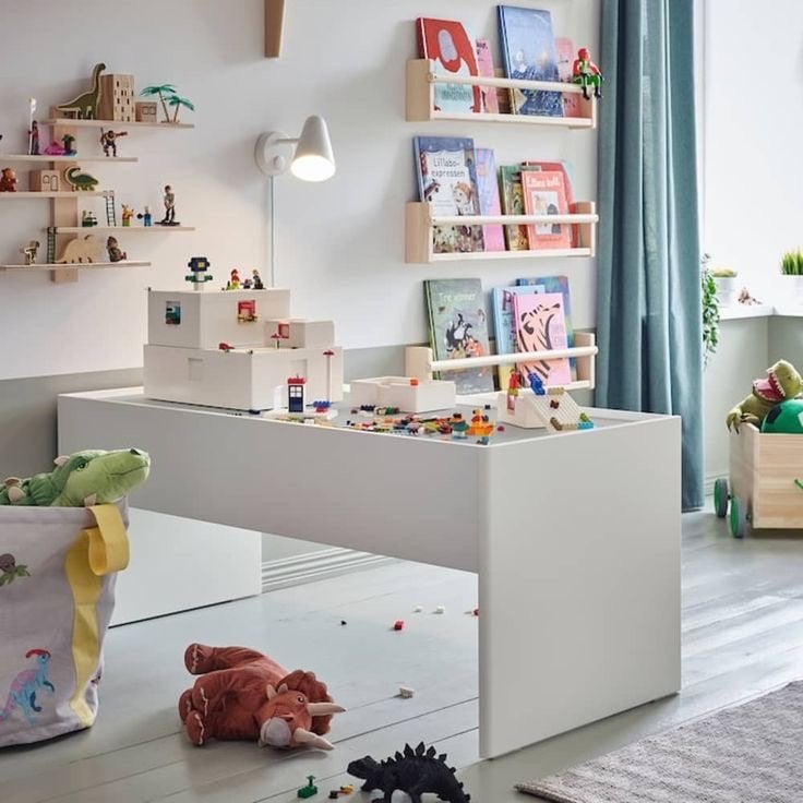 IKEA FLISAT Speeltafel met opbergruimte voor kinderen, Ophalen, Zo goed als nieuw, Overige merken