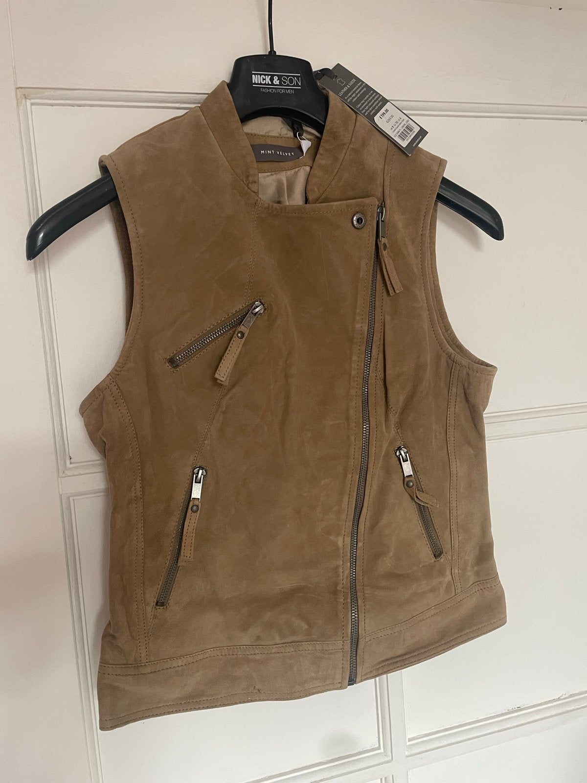 Mint Velvet suède gilet dames maat 36 en 38, Ophalen of Verzenden, Nieuw