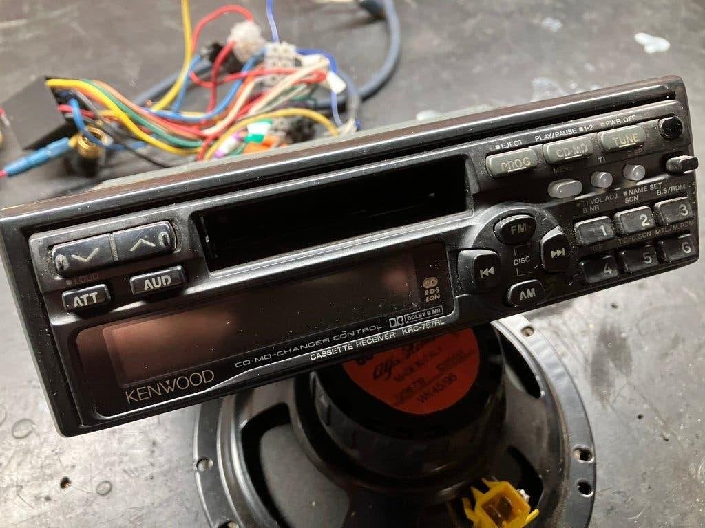 Kenwood autoradio cassette KRC-757RL, Auto diversen, Ophalen of Verzenden, Gebruikt