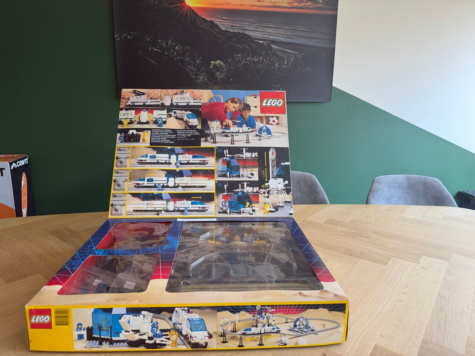 LEGO 6990 Futuron Monorail Transport Systeem met doos en inl, Gebruikt, Lego, Ophalen of Verzenden, Space