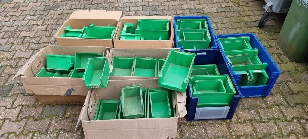 Magazijnbakken, 60 stuks, Ophalen of Verzenden