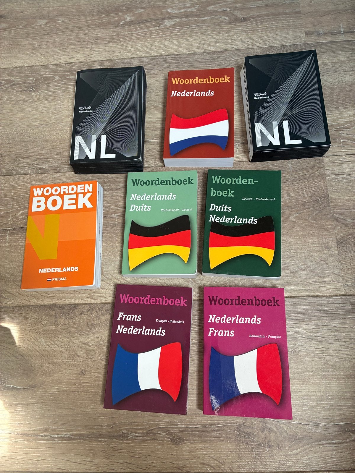 Woordenboeken pakket: Nederlands, Duits, Frans en meer, Boeken, Verzenden, Zo goed als nieuw, Prisma of Spectrum, Nederlands