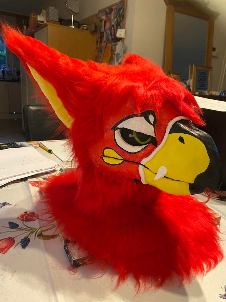 fursuit vogel, Ophalen of Verzenden, Zo goed als nieuw