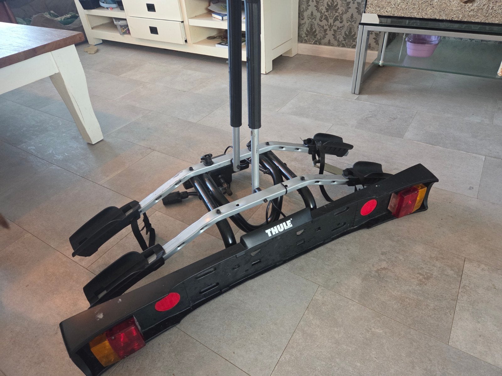 Thule fietsendrager voor trekhaak - Gebruikt, Ophalen, Gebruikt, Achterklepdrager
