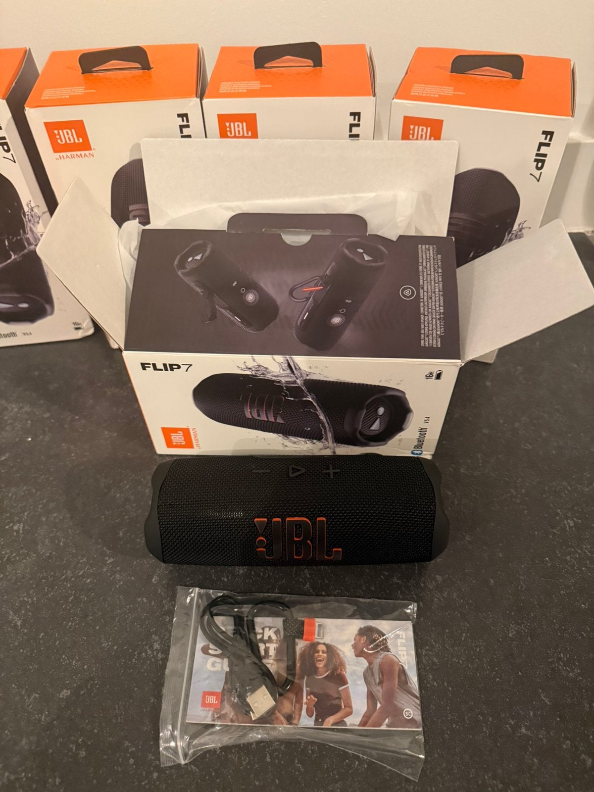 JBL Flip 7 Zwart, Audio, Tv en Foto, Luidsprekers, JBL, Overige typen, Nieuw, Ophalen of Verzenden
