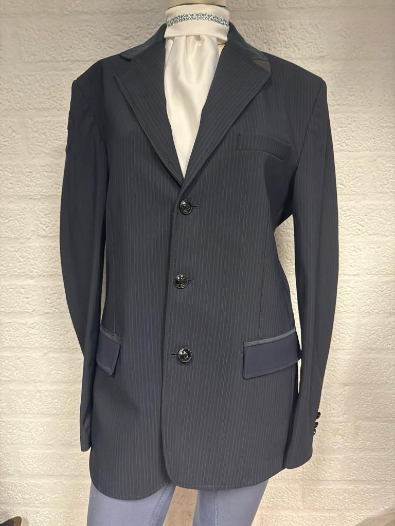 Cavalleria Toscana heren wedstrijdjasje blauw krijtstreep 52, Ophalen of Verzenden, Zo goed als nieuw, Bovenkleding, Heren
