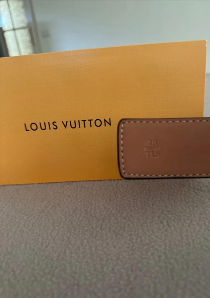 Louise vuiton riem maat 115cm kleur is zwart en grijs, Losse buckle of gesp, Zwart, Ophalen of Verzenden, Zo goed als nieuw