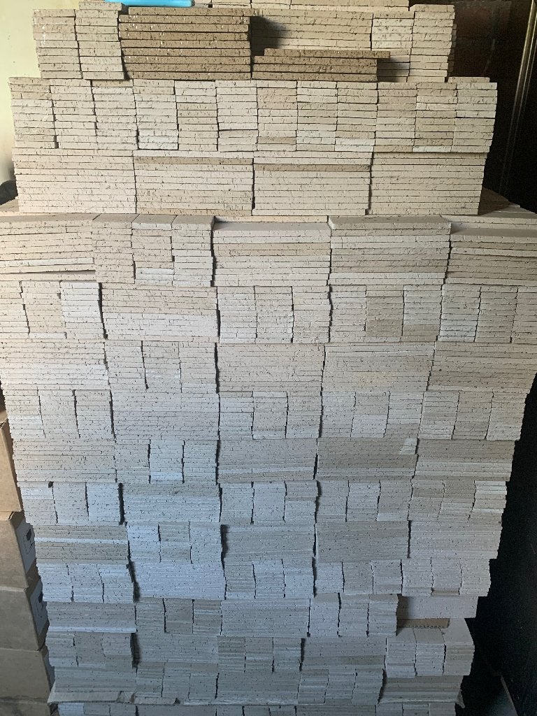 Gratis ongeglazuurde tegeltjes op te halen!, Ophalen, Nieuw, Grijs, Steen/keramiek